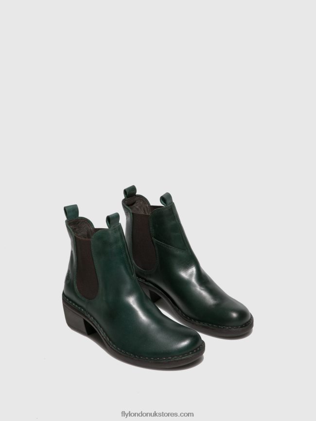 Chelsea Ankle Boots MEME030 Women Fly London 4V24RT260 RUG PETROL