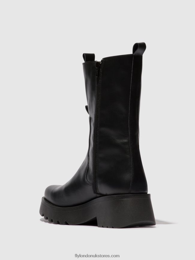 Chelsea Ankle Boots MIDE904 Women Fly London 4V24RT136 BLACK