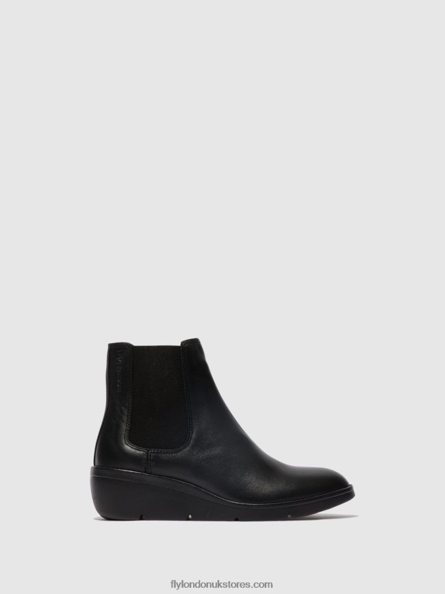 Chelsea Ankle Boots NOLA549 Women Fly London 4V24RT130 BLACK