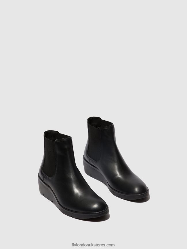 Chelsea Ankle Boots NOLA549 Women Fly London 4V24RT130 BLACK