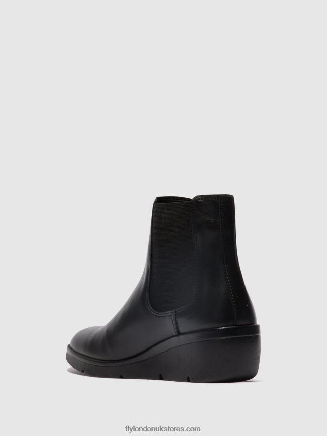 Chelsea Ankle Boots NOLA549 Women Fly London 4V24RT130 BLACK