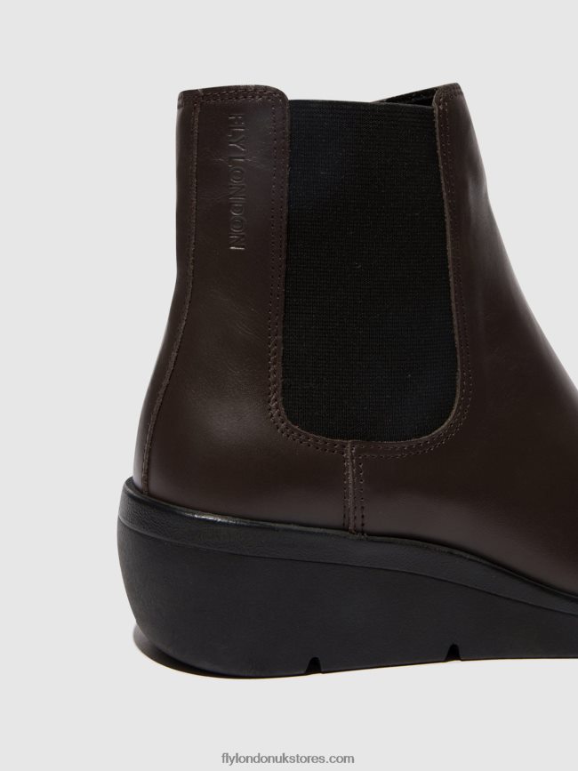 Chelsea Ankle Boots NOLA549 Women Fly London 4V24RT132 BROWN