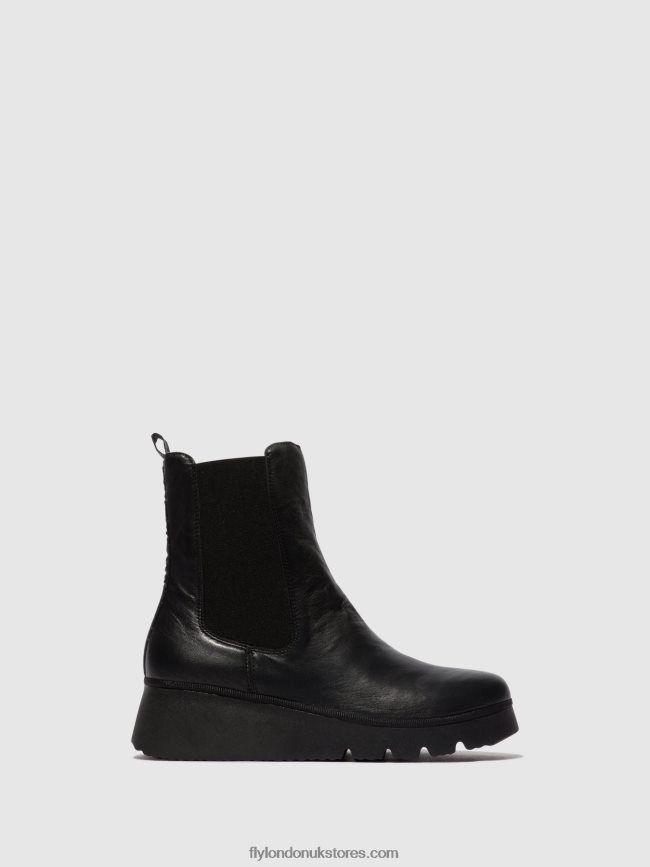 Chelsea Ankle Boots PATY405 Women Fly London 4V24RT9 BLACK