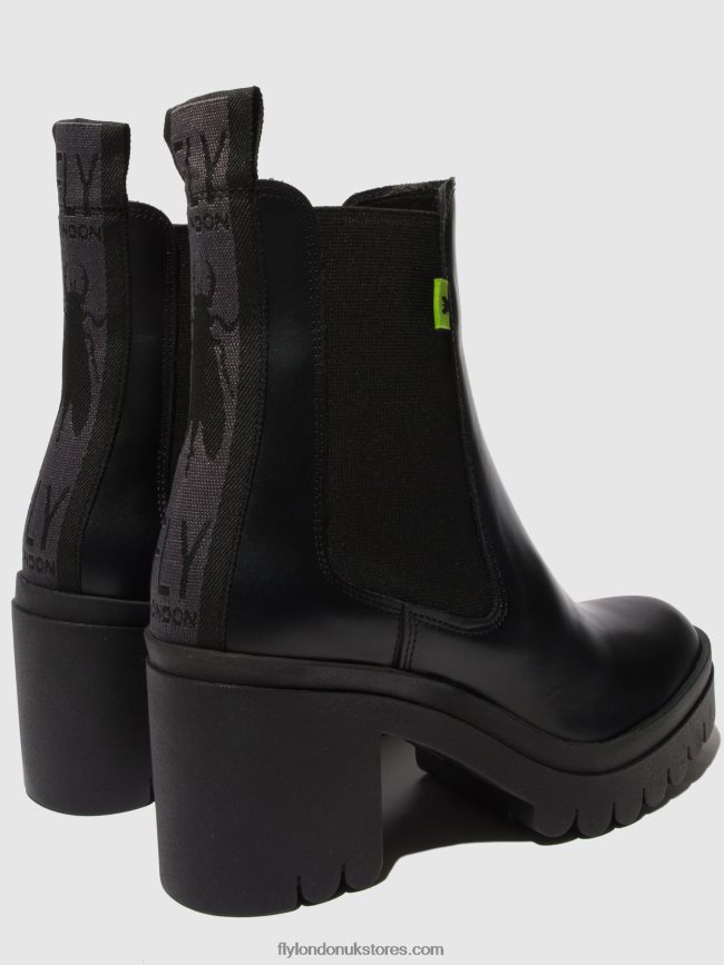 Chelsea Ankle Boots TAJE883 Women Fly London 4V24RT164 TUNDER BLACK