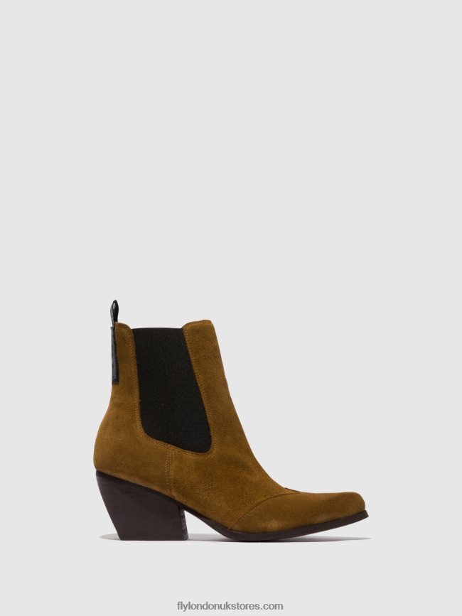 Chelsea Ankle Boots TORM911 Women Fly London 4V24RT113 CAMEL