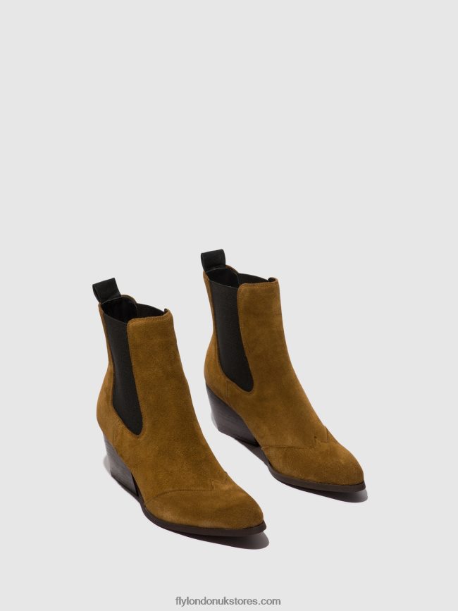 Chelsea Ankle Boots TORM911 Women Fly London 4V24RT113 CAMEL