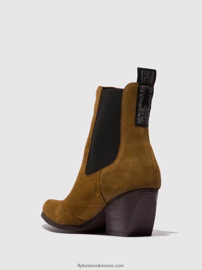 Chelsea Ankle Boots TORM911 Women Fly London 4V24RT113 CAMEL