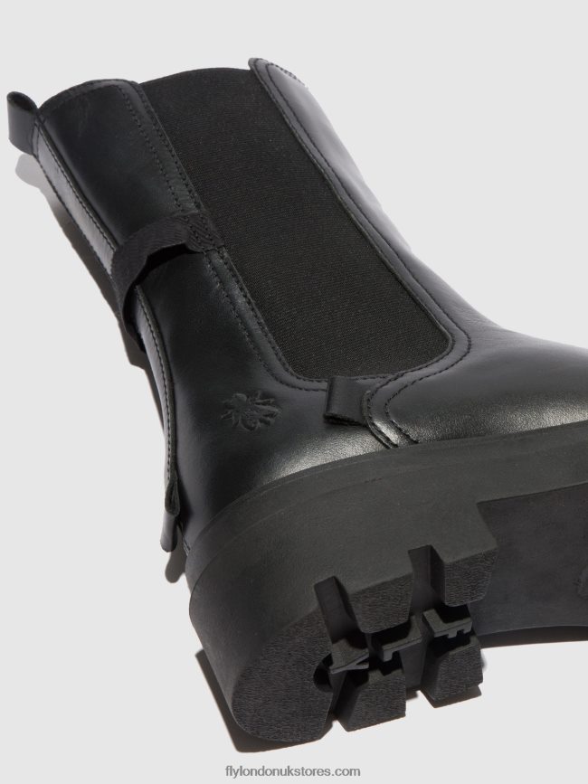 Chelsea Boots JUDY819 Women Fly London 4V24RT334 NAPPA BLACK