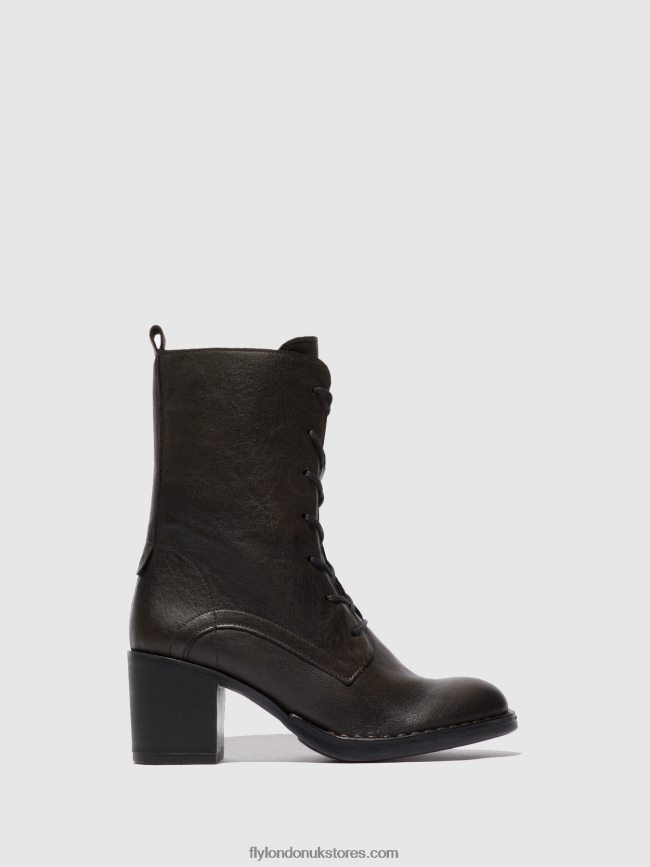Lace-up Ankle Boots BLYA070 Women Fly London 4V24RT204 VERONA GROUND