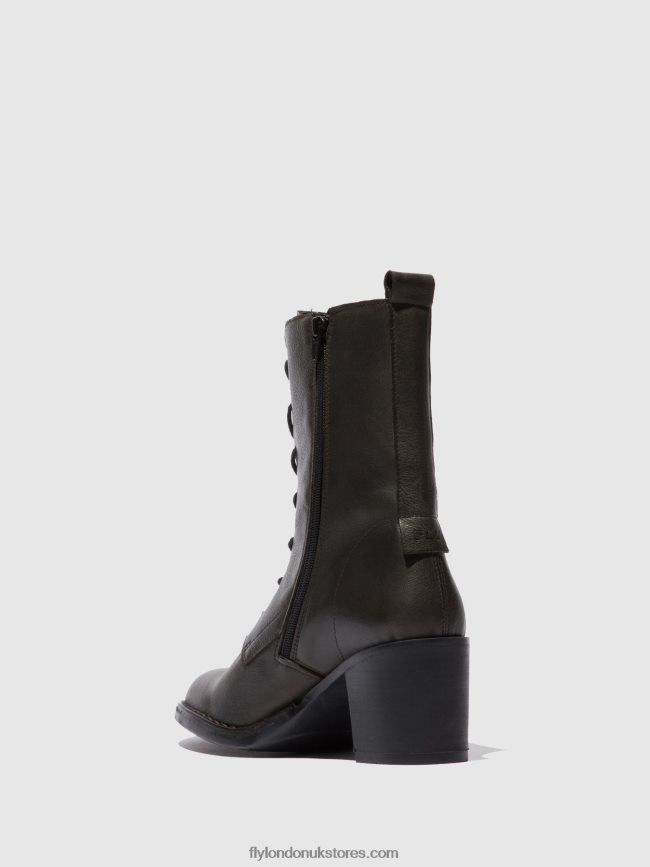 Lace-up Ankle Boots BLYA070 Women Fly London 4V24RT204 VERONA GROUND