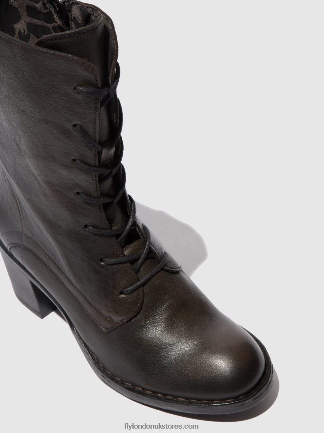 Lace-up Ankle Boots BLYA070 Women Fly London 4V24RT204 VERONA GROUND