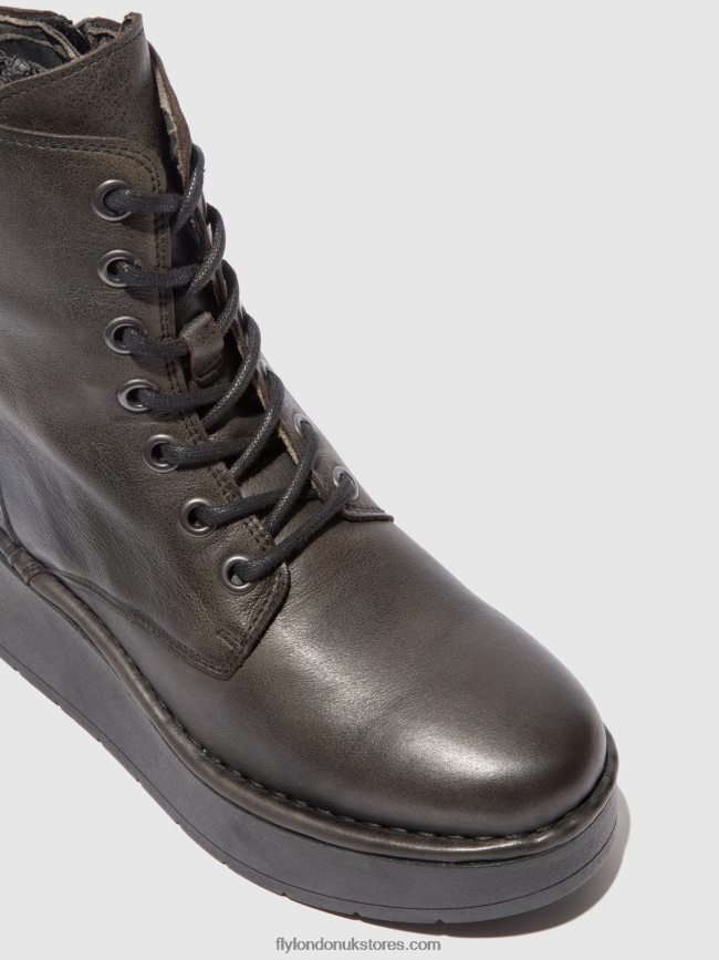 Lace-up Ankle Boots HEPE239 Women Fly London 4V24RT200 VERONA GROUND