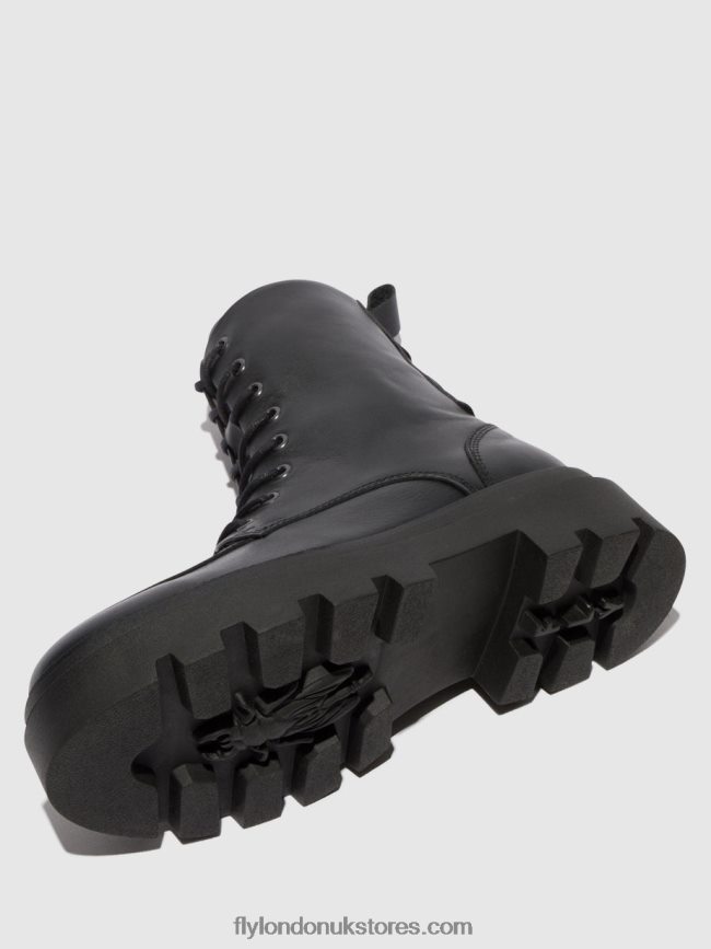 Lace-up Ankle Boots JAYE878 Women Fly London 4V24RT104 BLACK
