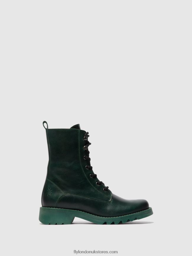 Lace-up Ankle Boots REID893 Women Fly London 4V24RT92 PETROL (PETROL SOLE)