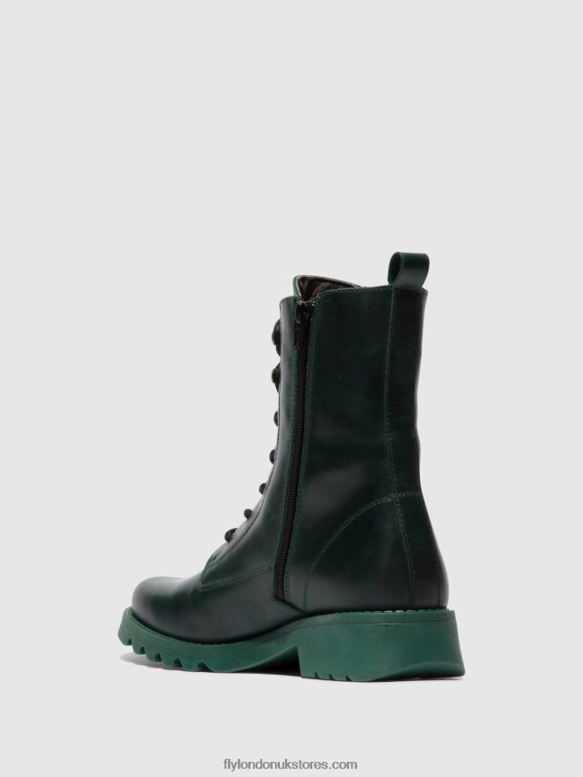Lace-up Ankle Boots REID893 Women Fly London 4V24RT92 PETROL (PETROL SOLE)