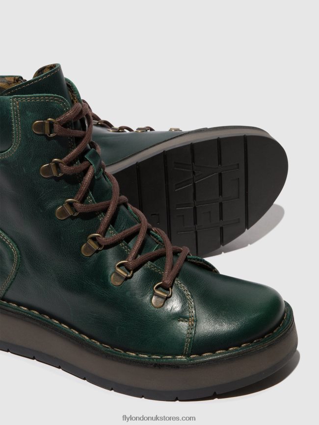 Lace-up Ankle Boots ROXY094 Women Fly London 4V24RT89 PETROL
