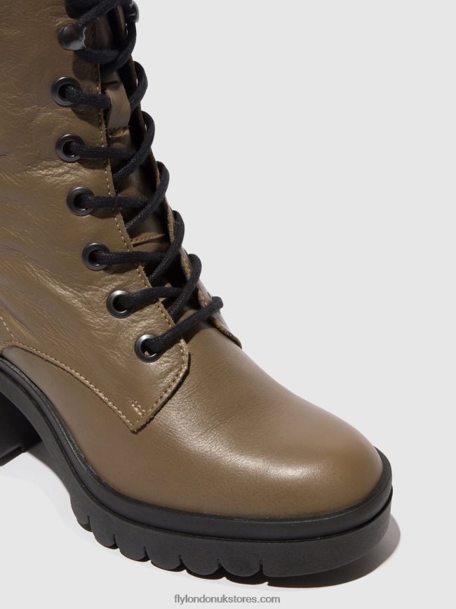 Lace-up Ankle Boots TIEL642 Women Fly London 4V24RT86 TAUPE