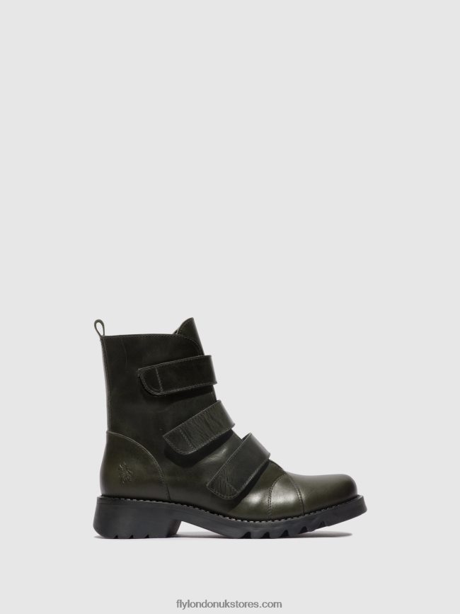 Velcro Ankle Boots RACH790 Women Fly London 4V24RT76 DIESEL (BLACK SOLE)