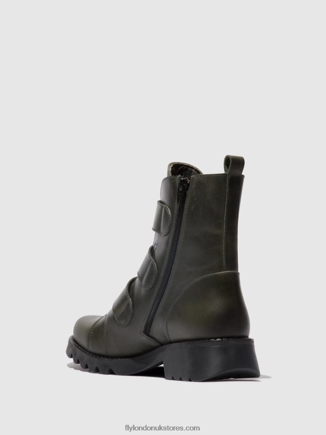 Velcro Ankle Boots RACH790 Women Fly London 4V24RT76 DIESEL (BLACK SOLE)