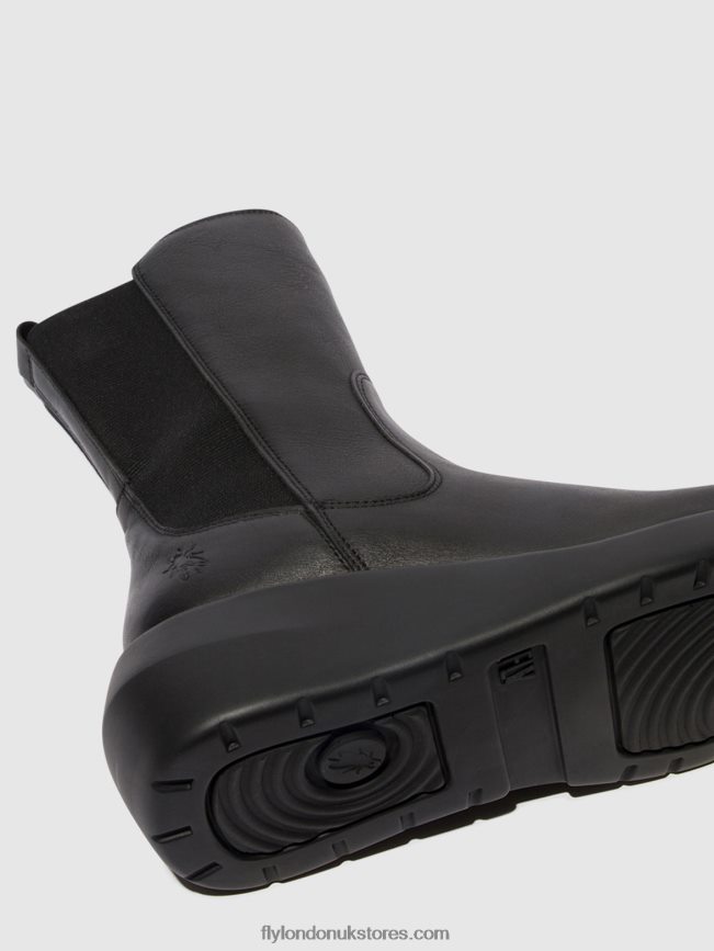 Zip Up Ankle Boots BRIN516 Women Fly London 4V24RT63 BLACK