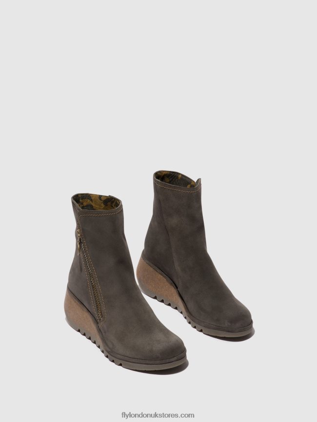 Zip Up Ankle Boots NELA407 Women Fly London 4V24RT50 DIESEL