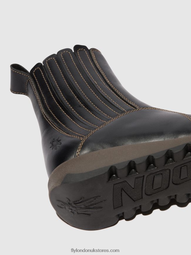 Zip Up Ankle Boots SUZY899 Women Fly London 4V24RT38 BLACK