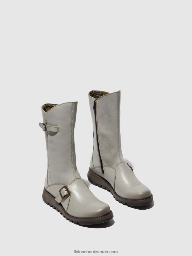 Buckle Boots MES 2 Women Fly London 4V24RT309 CLOUD
