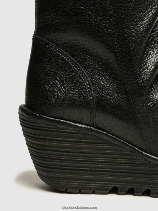 Knee-High Boots YUST Women Fly London 4V24RT355 BLACK