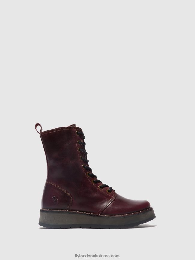 Lace-up Boots RAMI043 Women Fly London 4V24RT291 PURPLE