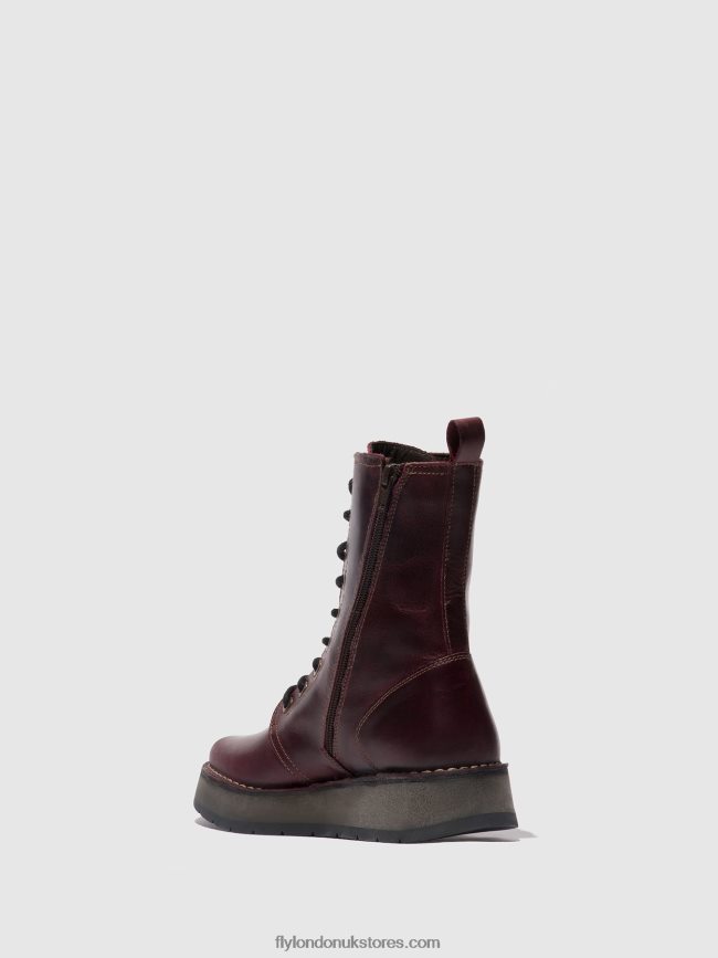 Lace-up Boots RAMI043 Women Fly London 4V24RT291 PURPLE