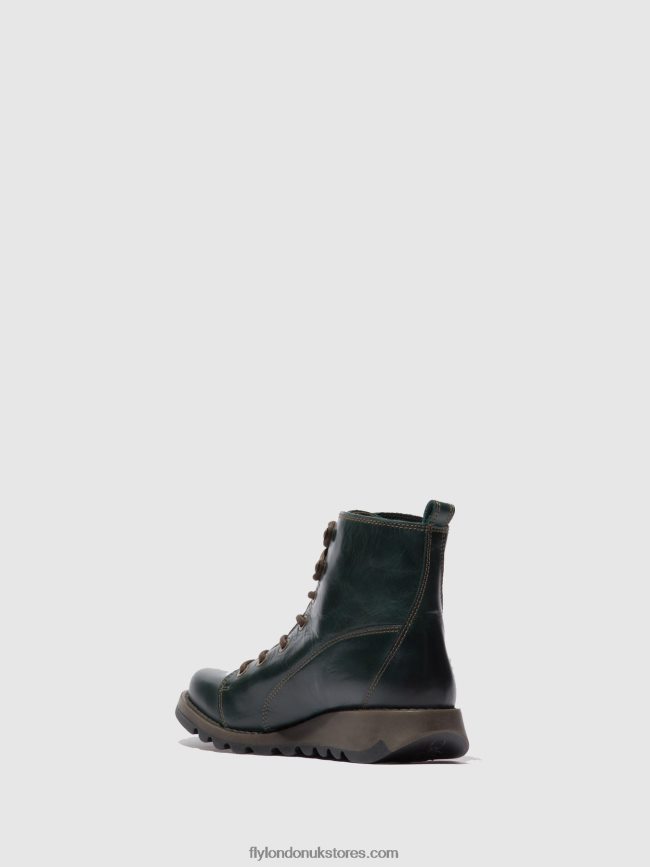 Lace-up Boots SORE813 Women Fly London 4V24RT327 RUG PETROL