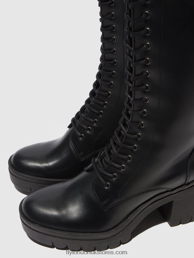 Lace-up Boots TALY884 Women Fly London 4V24RT314 TUNDER BLACK (BLACK SOLE)
