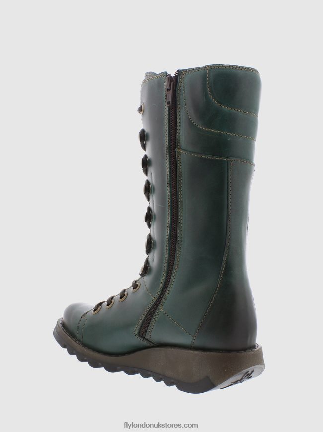 Lace-up Boots Women Fly London 4V24RT288 Green
