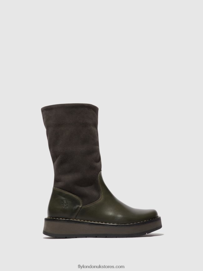 Zip Up Boots RULA083 Women Fly London 4V24RT298 DIESEL (ROSE)