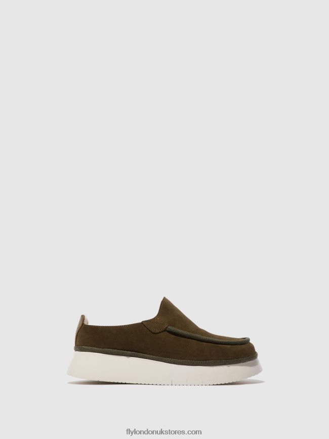 Closed Shoes CEZE361 Women Fly London 4V24RT692 SLUDGE