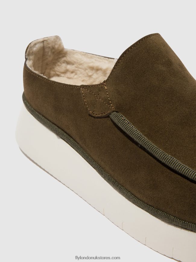 Closed Shoes CEZE361 Women Fly London 4V24RT692 SLUDGE