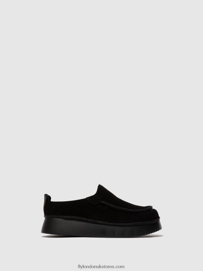Closed Shoes CEZE361 Women Fly London 4V24RT693 BLACK
