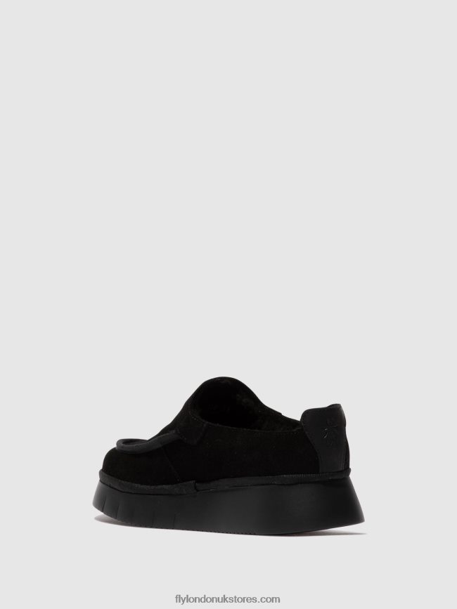 Closed Shoes CEZE361 Women Fly London 4V24RT693 BLACK