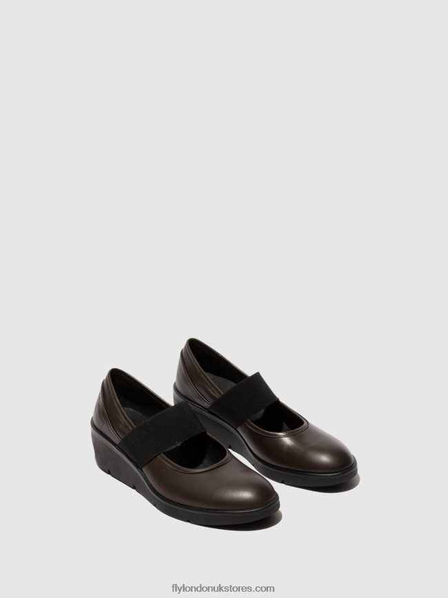 Elasticated Shoes NARA547 Women Fly London 4V24RT687 BROWN