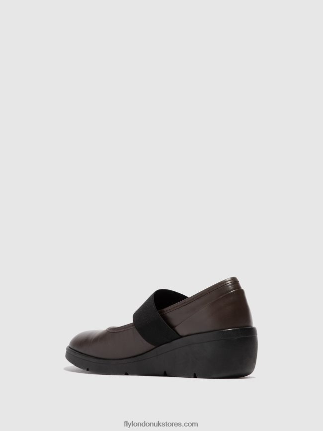 Elasticated Shoes NARA547 Women Fly London 4V24RT687 BROWN