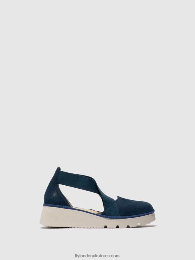 Elasticated Shoes PACY415 Women Fly London 4V24RT662 BLUE