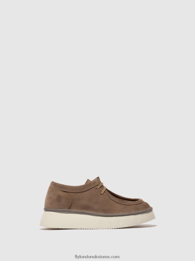 Lace-up Shoes CEZA437 Women Fly London 4V24RT656 STONE