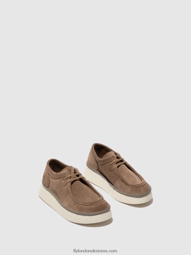Lace-up Shoes CEZA437 Women Fly London 4V24RT656 STONE