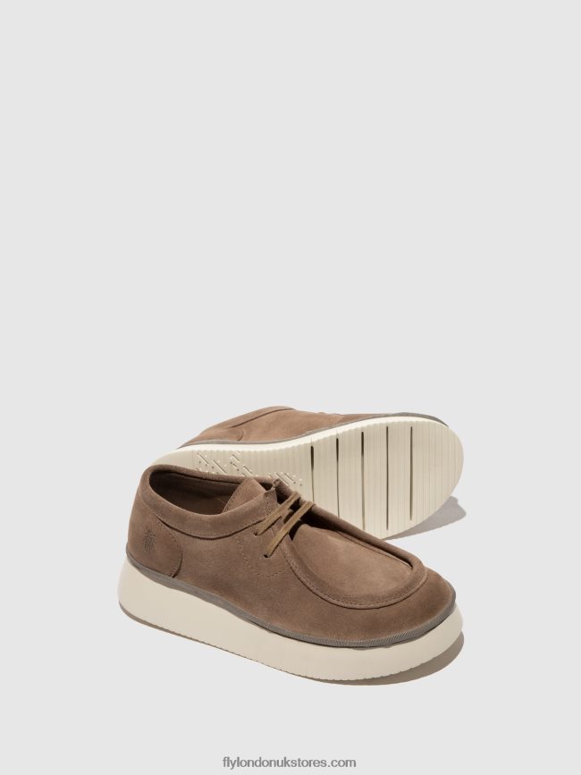 Lace-up Shoes CEZA437 Women Fly London 4V24RT656 STONE