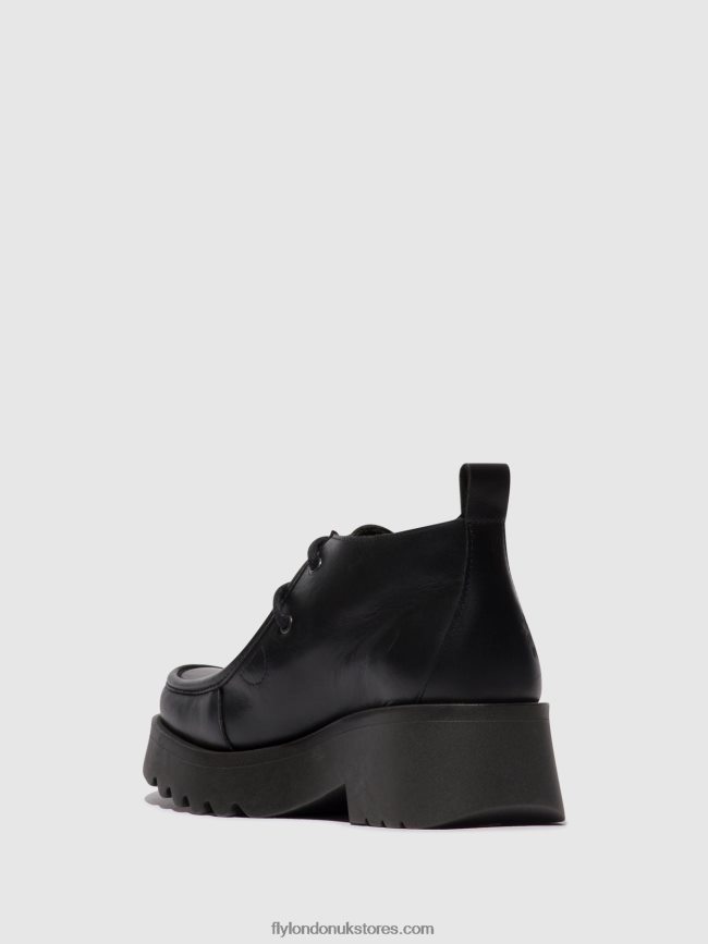 Lace-up Shoes MEGG90 Women Fly London 4V24RT680 BLACK