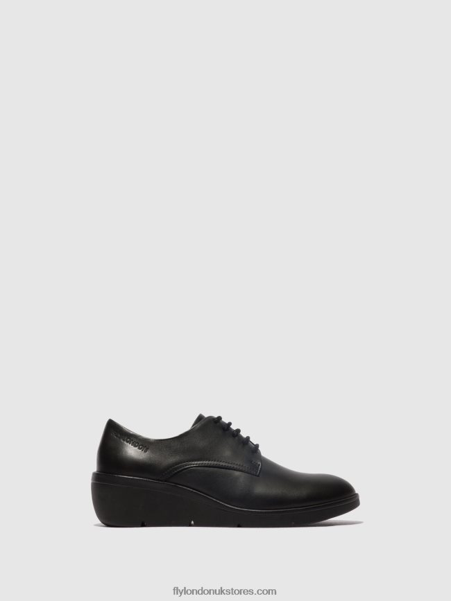 Lace-up Shoes NEPE548 Women Fly London 4V24RT683 BLACK