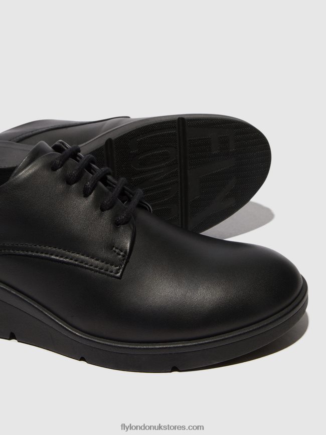 Lace-up Shoes NEPE548 Women Fly London 4V24RT683 BLACK