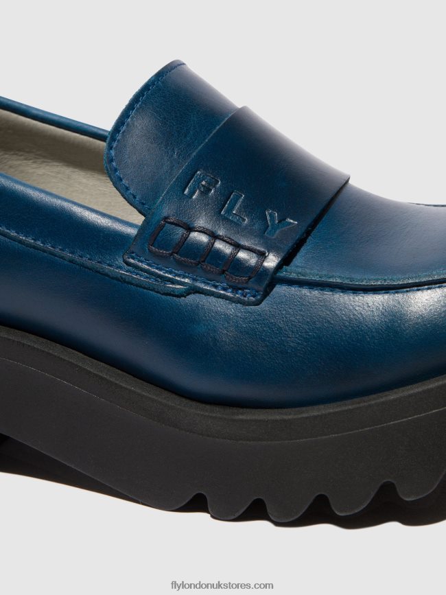 Loafers Shoes MAUS791 Women Fly London 4V24RT675 ROYAL BLUE