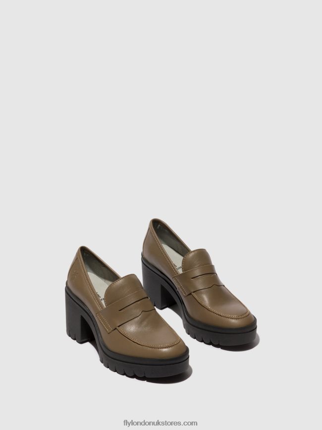 Loafers Shoes TOKY803 Women Fly London 4V24RT673 TAUPE