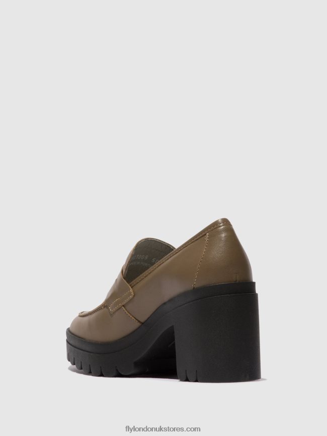 Loafers Shoes TOKY803 Women Fly London 4V24RT673 TAUPE